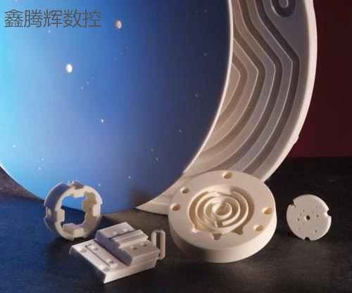 從這個樣本可以看出陶瓷加工的陶瓷工件的多樣性和復雜性，圓盤直徑12英寸